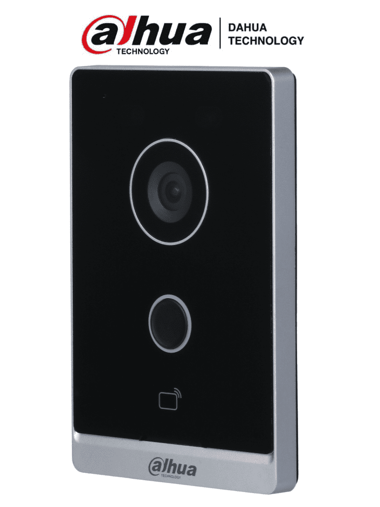 DAHUA DHI-VTO2211G-WP - Frente de Calle Wifi para Videoportero IP/ Función Independiente/ Diseño Ultradelgado y Estetico/ 2 Megapixeles y 125 Grados de Apertura/ Apertura de Puerta con Tarjeta Mifare, App y Monitor/ IP65/ Poe Estándar/ E&S de Alarma/