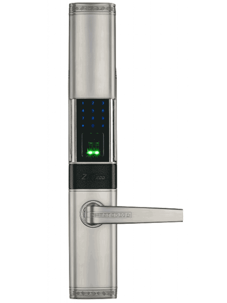 ZKTECO TL200ID - Cerradura Biometrica Standalone / 100 Tarjetas ID / 100 Huellas / Con un Pestillo y Dos Cerrojos de Seguridad / Izquierda y Derecha / #Cerraduras /