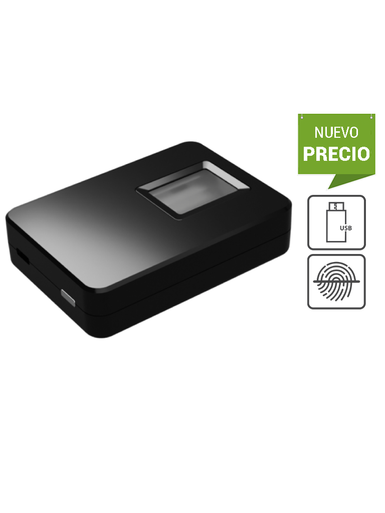 ZKTECO ZK9500 - Enrolador de Huella Digital por USB/ Conexión de Alta Velocidad USB 2.0