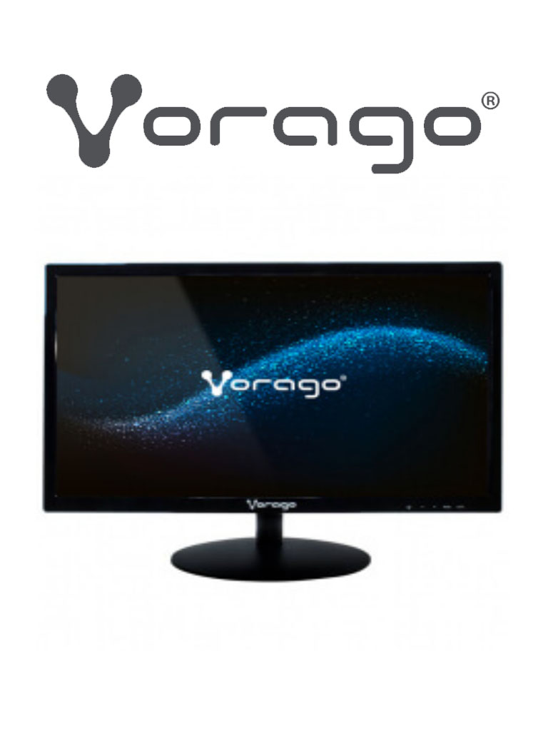 VORAGO W18200V3- Monitor led de 18.5 pulgadas/ Resolucion de 1366 X 768/ 1 Entrada VGA/ 1 Entrada HDMI/ Brillo 250 CD/M2/ Estándar vesa