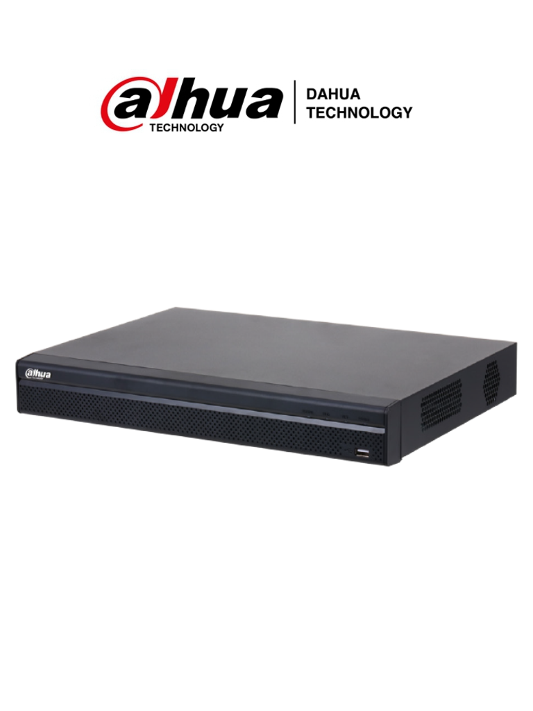 DAHUA DHI-NVR4216-4KS2/L - NVR de 8 Megapixeles/ 4k/ 16 Canales IP/ Rendimiento de 160 Mbps/ Smart H.265+/ 2 Bahias de Discos Duros/ 4&2 E&S de Alarmas/ HDMI&VGA/ Soporta Camaras WizSense/