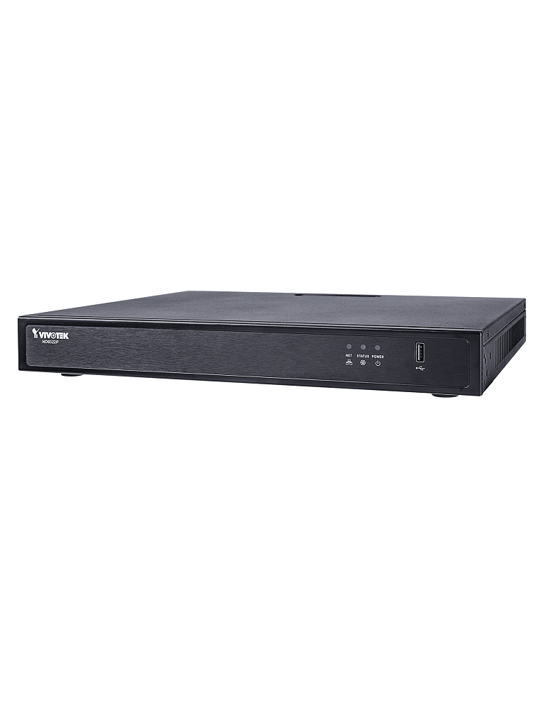 VIVOTEK ND9322Pv2 - NVR / 8 Canales PoE / Auto SETUP / Hasta 2 HDD / Salida HDMI / PLUG & PLAY / H264&H265