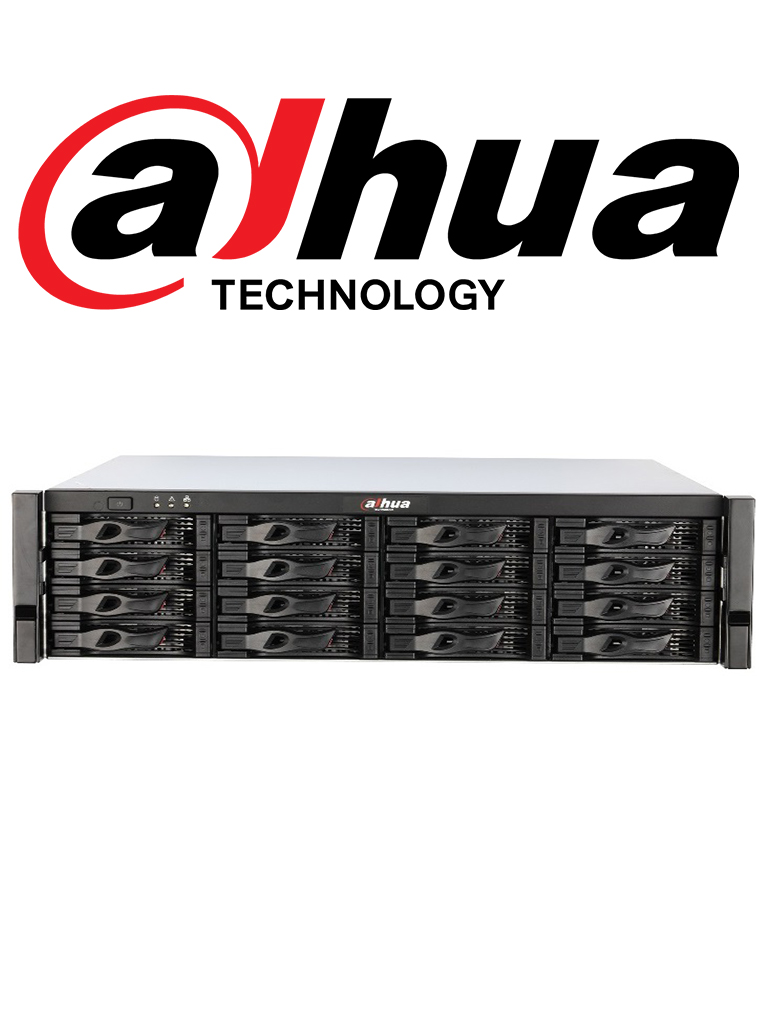 DAHUA EVS5016S-R - Servidor de Almacenamiento IP/ Rendimiento de Grabacion de 640 Mbps/ 16 Bahias/ RAID/ 320 Canales IP/ Fuente Redundante/