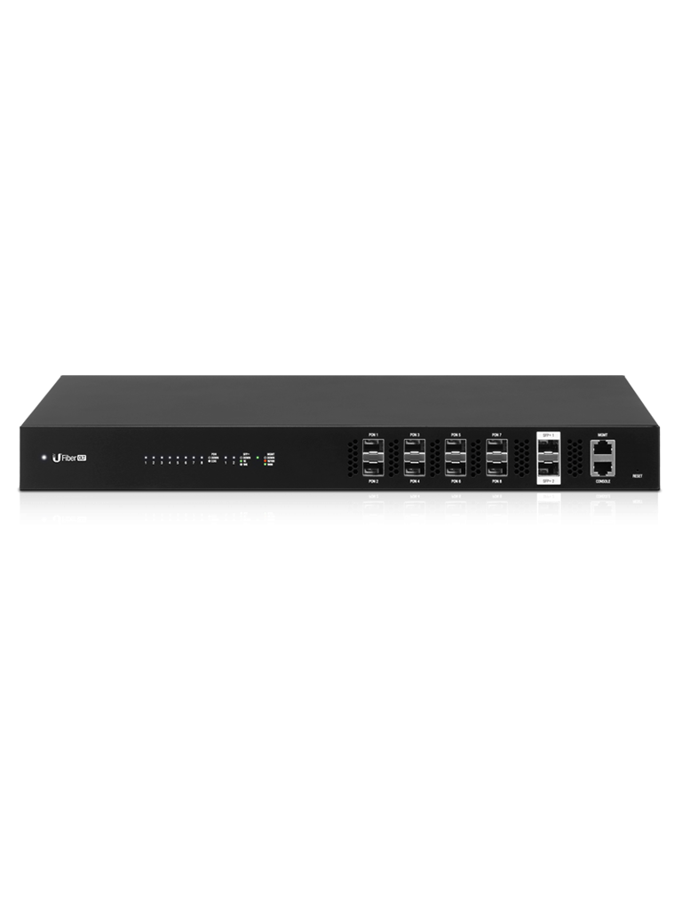 UBIQUITI UF-OLT- TERMINAL DE LINEA OPTICA/ HASTA 1024 ONU CONCURRENTES/ 8 PUERTOS SFP GPON/ 2 PUERTOS SFP+ 10G