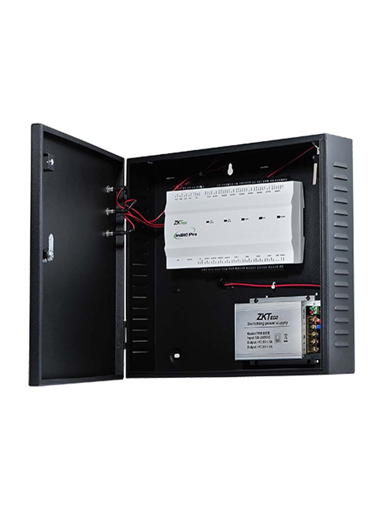 ZKTECO INBIO260PROB - Panel de Control de Acceso Avanzado con Gabinete y Fuente / 2 Puertas / 20 mil Huellas / Push / 36 Meses de Garantía / Green Label / Requiere Licencia