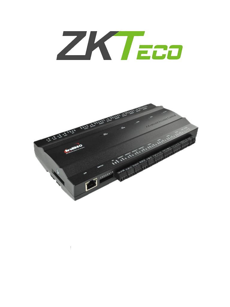 ZKTECO INBIO460 - Control de Acceso para 4 Puertas / 4 Lectoras / 20000 Huellas / 100000 Registros