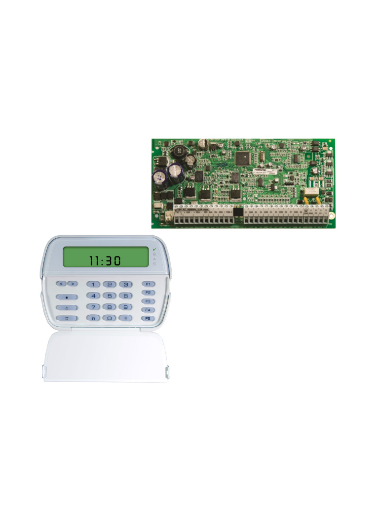 DSC PC1832CLC14SPA - Kit que contiene Panel de Alarma PowerSeries PC1832 Y Teclado de Iconos PowerSeries PK5501 #LosPrincipales