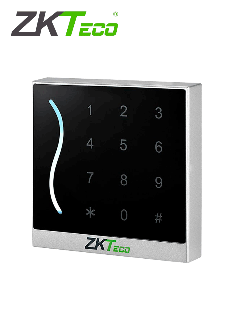 ZKTECO PROID30BM - Lector Esclavo de Tarjetas Mifare / Frecuencia 13.56 Mhz / Green Label / Wiegand 26 o 34 Ajustable / Teclado Touch / IP65 / Compatible con Paneles C3 e InBio /