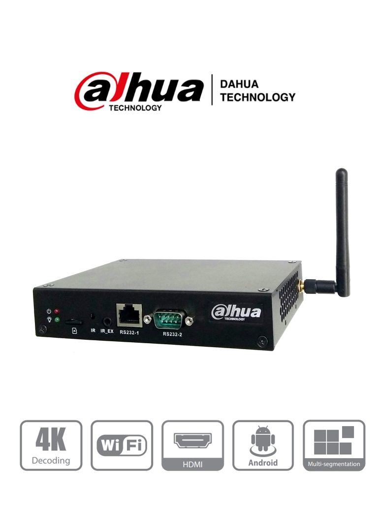 DAHUA DPB18-AI- Caja de Control de Multimedia para Digital Signage/ Android/ Sistema MPS para control/ Ethernet