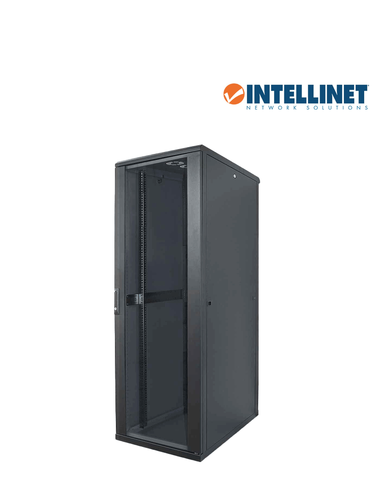 INTELLINET 713085 GABINETE 19" RACK / CERRADO / 22UR / PUERTA CRISTAL / 600*800 FLATPACK