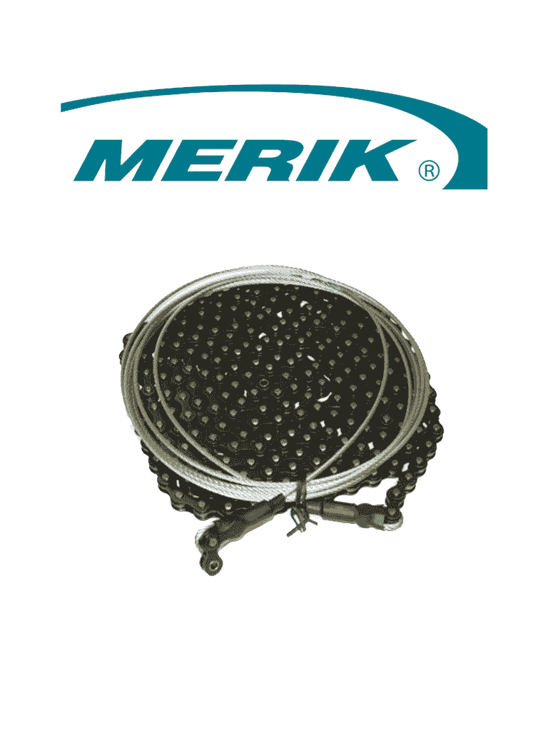 MERIK MRC - Juego de cadena con cable para motor MERIK