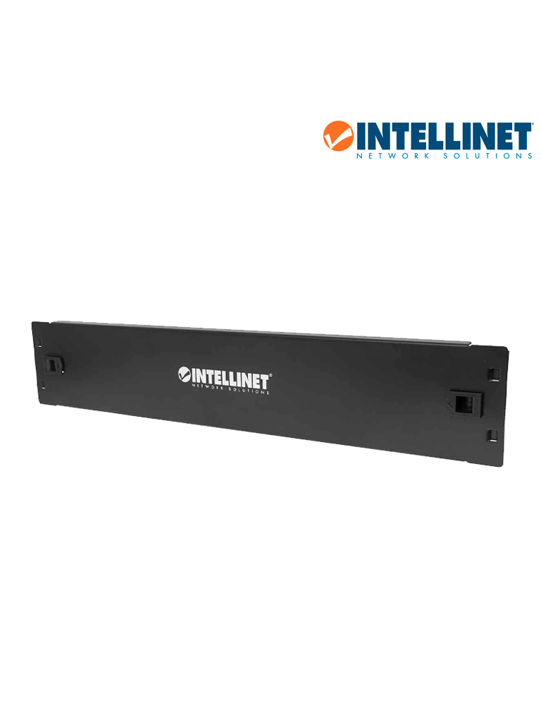 INTELLINET 714341 - Panel Tapa Ciega / 2U / Sin Herramienta / Metal