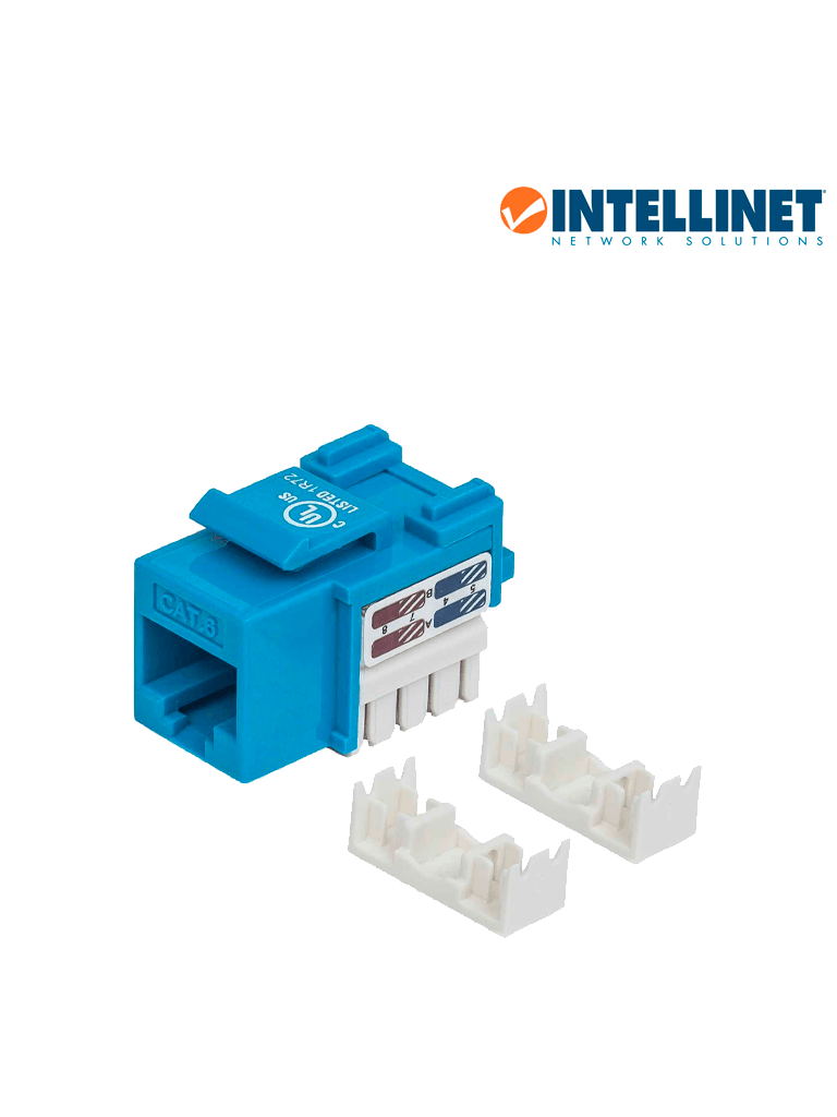 INTELLINET 210737 - JACK CAT 6 / DE IMPACTO / (KEYSTONE) / AZUL