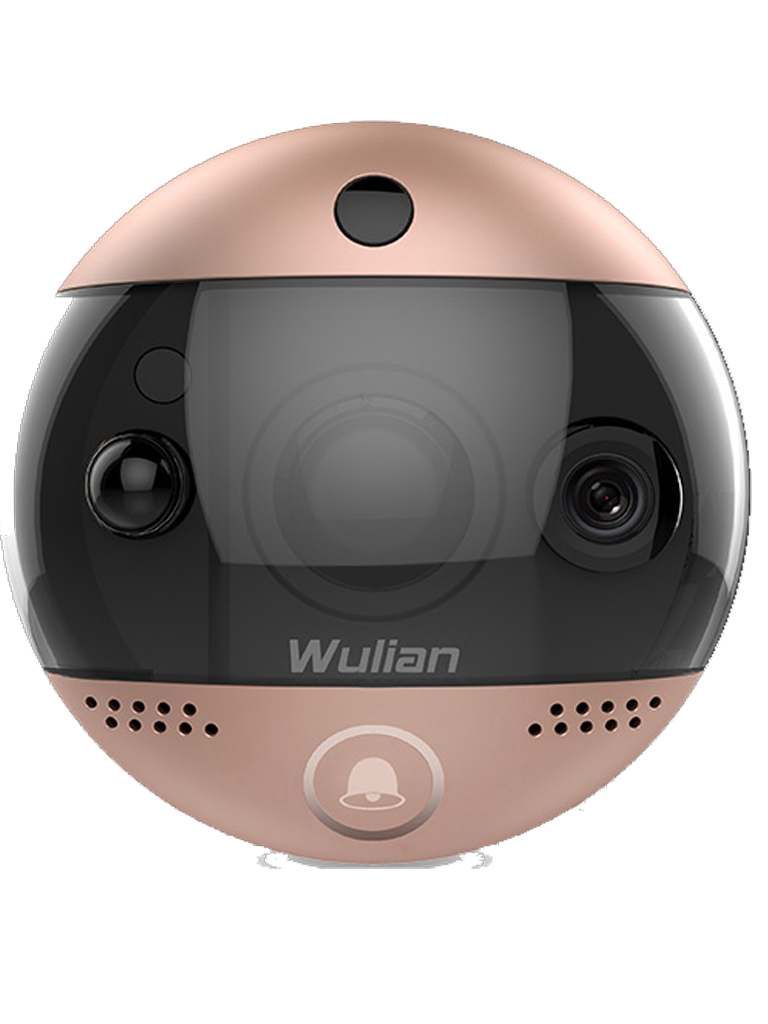 WULIAN DOORGUARDIAN - Video Portero y Mirilla / Zigbee / Notificaciones de Llamado a su Puerta / Vincula con Cerradura Wulian y Aperture de forma Remota