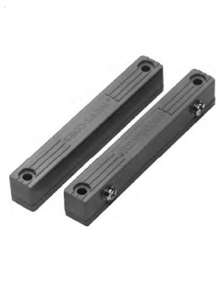 Seco-Larm SM216QGY - Contacto Magnetico Uso Rudo GRIS con terminales de tornillo Gap 2 3/4 (70mm) Compatible paneles DSC / RISCO / BOSCH