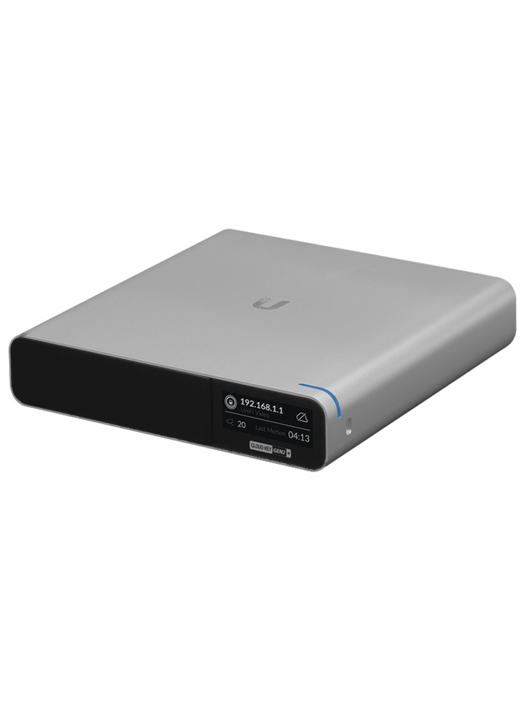 UBIQUITI UCK-G2-PLUS - Controlador UniFi Cloud Key / Procesador de 8 núcleos / 2GB RAM / 1TB Almacenamiento / Administración Unificada para 100 Equipos UniFi