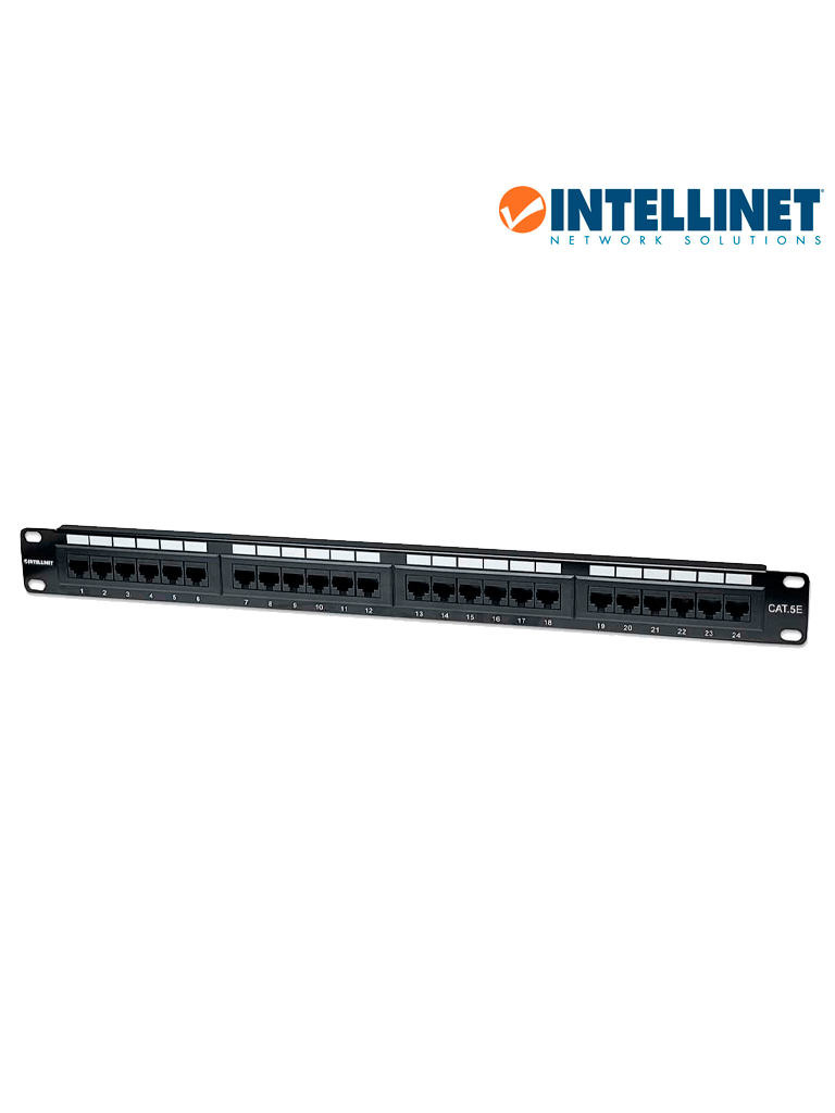 INTELLINET 513555 - PANEL PARCHEO / CAT 5E / 24 PTOS / 1 NIV. RACK