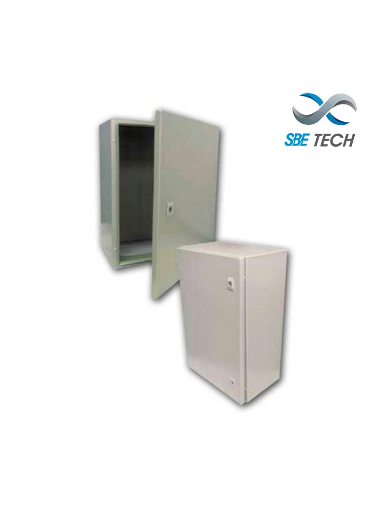 SBETECH SBE-403020 - GABINETE METALICO / ALTO 400 MM / ANCHO 300 MM / PROFUNDIDAD 200 MM grado IP 65 NEMA 4