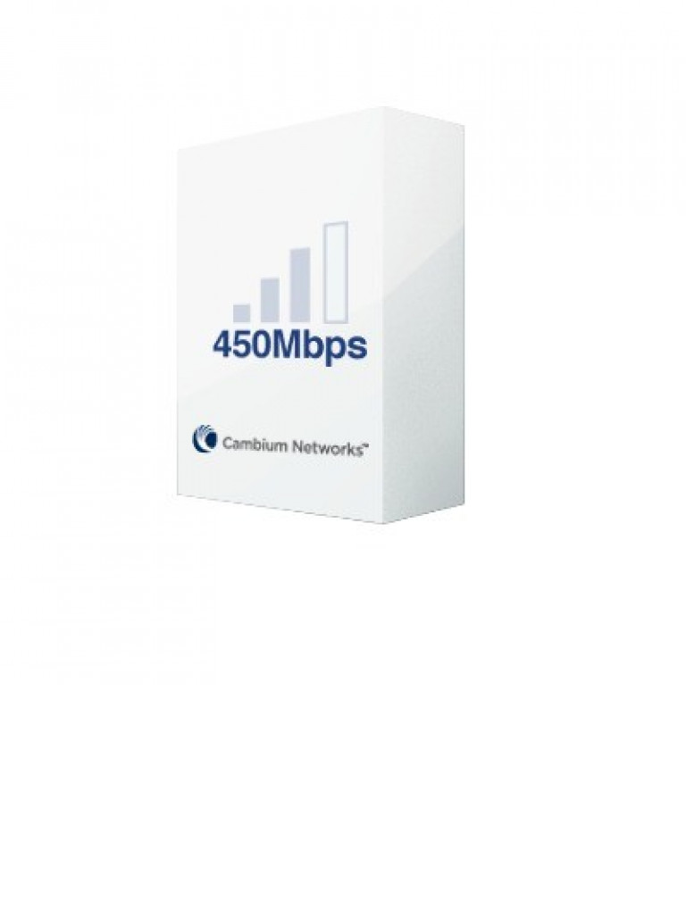 CAMBIUM LICENSEPTP650FULL- Licencia Upgrade Full para PTP650/ Hasta 450 Mbps