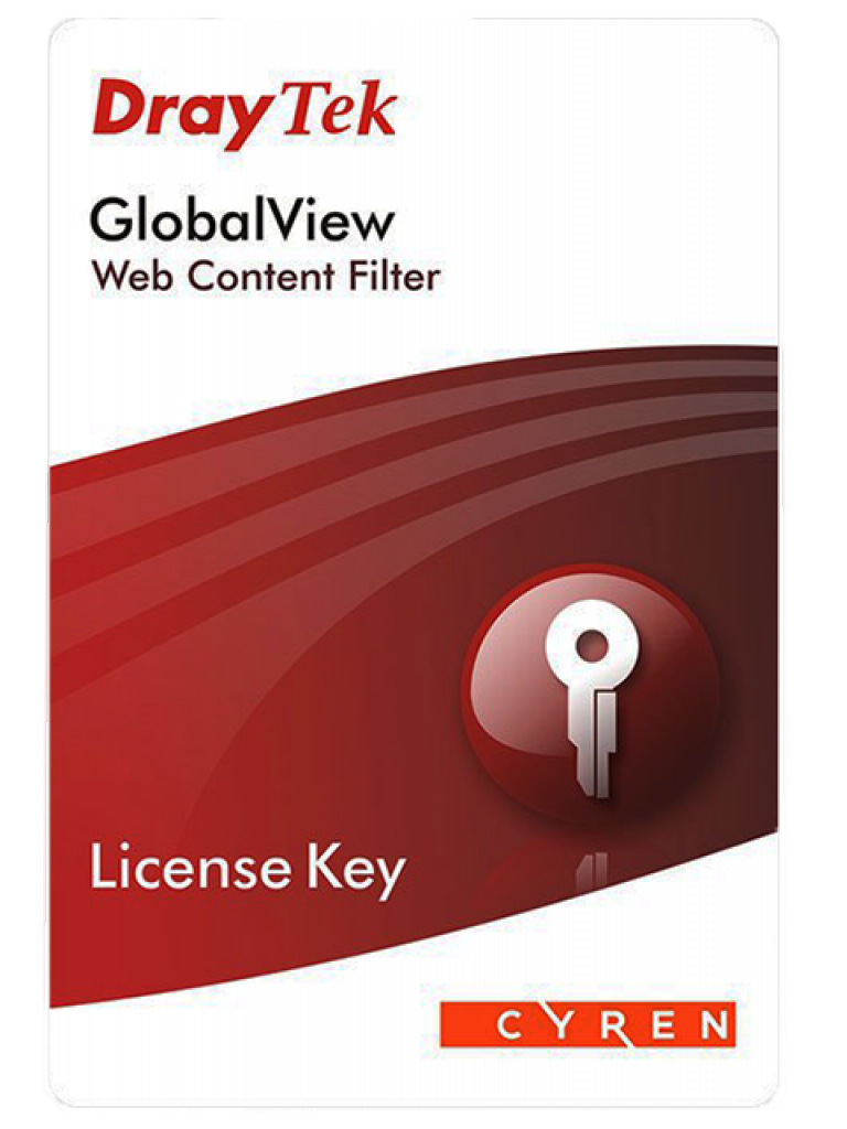 DRAYTEK ACARD- Licencia de Filtrado de Contenido WEB Compatible con Vigor 2830/ 2850/ 2860/ 2862/ 2920/ 2925/ 2926/ 2927 12 Meses