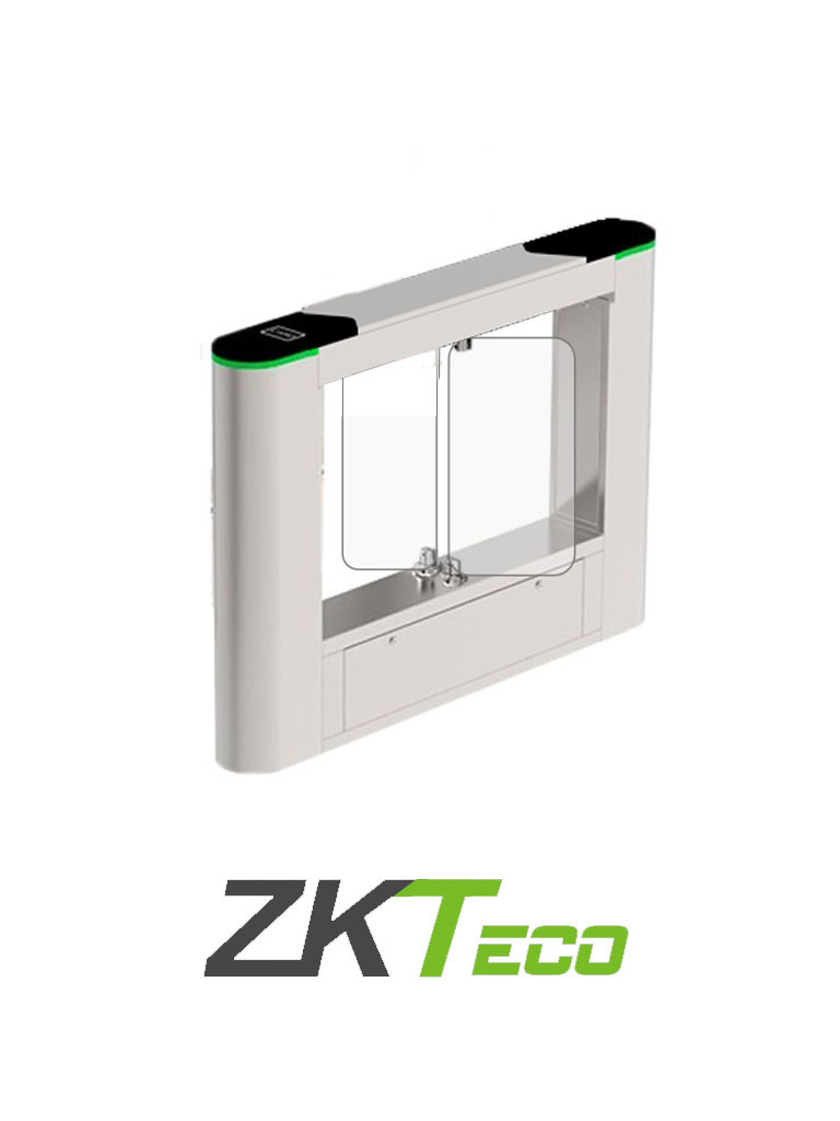 ZKTECO SBTL6200 - Barrera Peatonal Central / Acero SUS304 / Aleta de Acrílico Personalizables / 110 V / Exterior Protegido / Carril 63.5 Cm / Infrarrojos de Seguridad / Indicador Led / 2 millones de Ciclos / No cuenta con Lectores y Panel