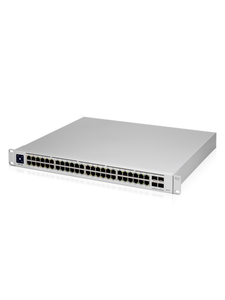 UBIQUITI USW-PRO-48-POE - UniFi Switch Gigabit PoE PRO / 48 Puertos PoE Gigabit Ethernet / 4 Puertos SFP 1-10G / PoE 600 Watts / Administrable Capa 3 / Pantalla Informativa / PoE at / PoE bt #LONUEVO