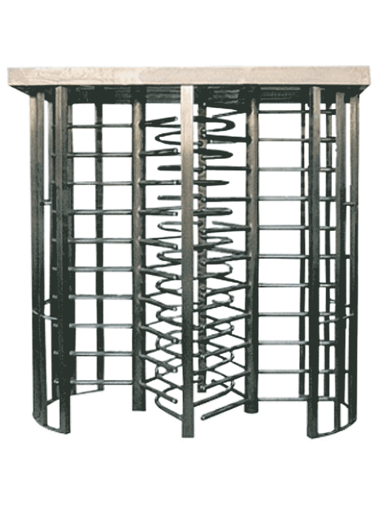 WEJOIN WJFT611 - Torniquete cuerpo completo de acero inoxidable / Doble carril / Exteriores / Carriles BIDIRECCIONALES