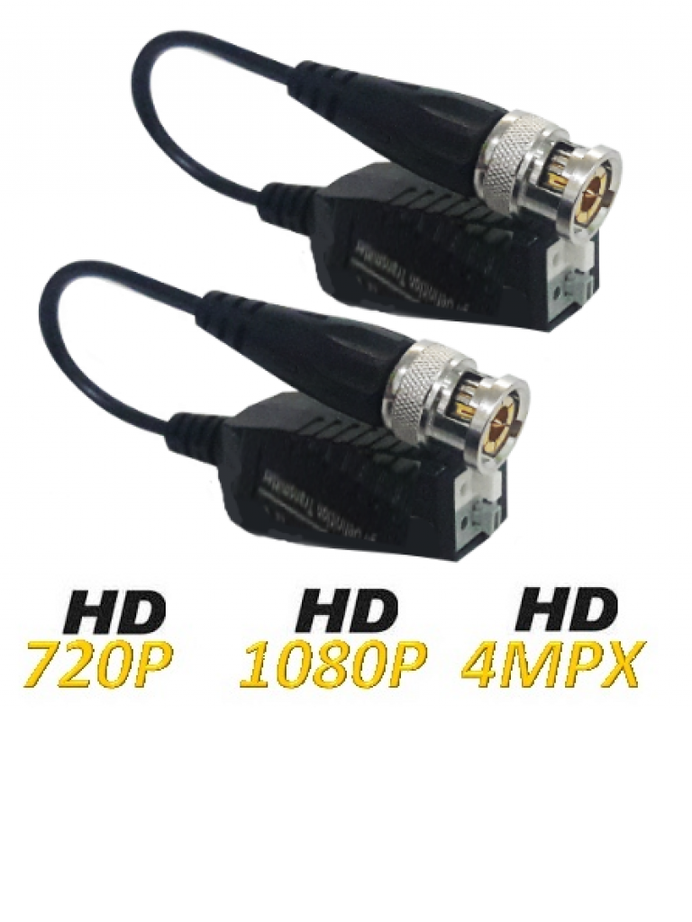 UTEPO UTP101PHD416 - Paquete de 16 pares de transceptores / Push / HDCVI / HDTVI / A HD / CVBS / 250 M a 720p / 200 M a 1080p / 150 M a 4M