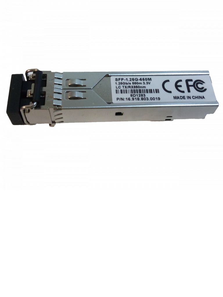 UTEPO SFP125G550M - Transceptor fibra ÓPTICA SFP multimodo / Conector LC / Velocidad 1250 Mbps / Hasta 550M de CONEXIÓN