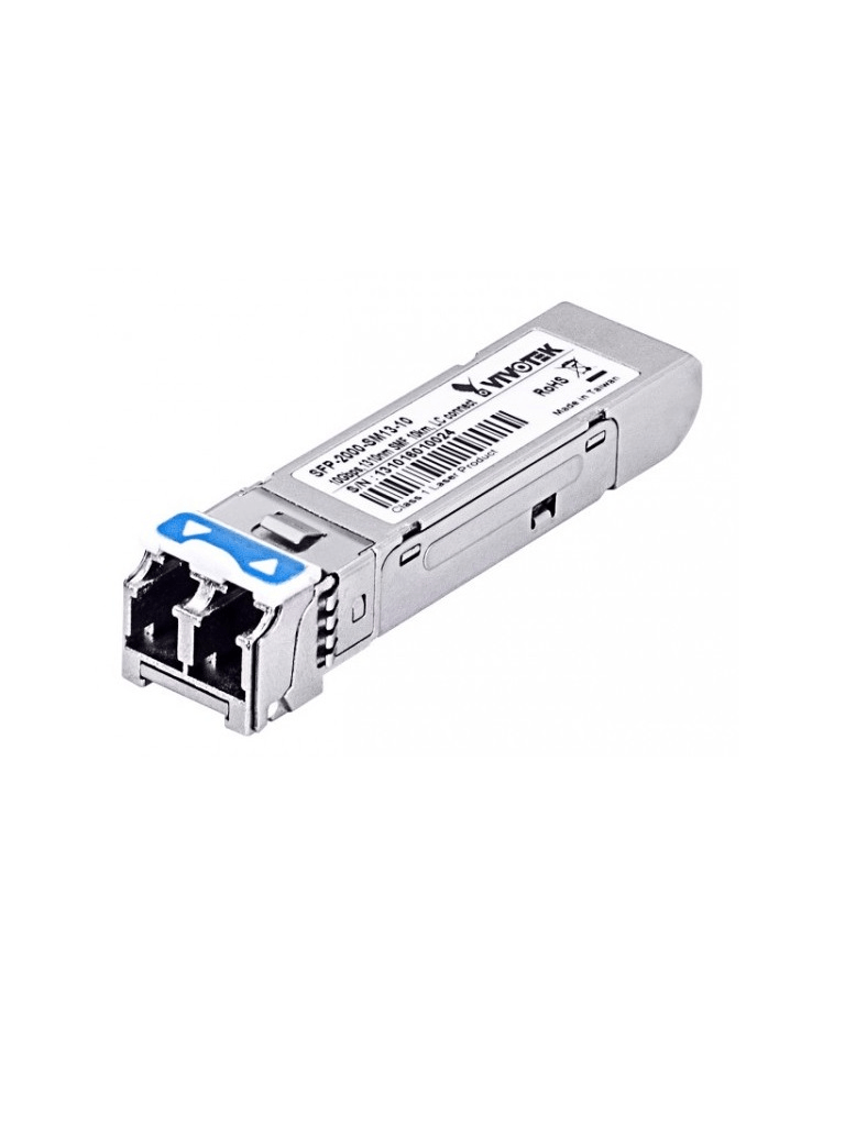 VIVOTEK SFP2000SM1310 - TRANSCEPTOR FIBRA OPTICA SFP MONOMODO/ VELOCIDAD 10GB/ CONECTOR LC/ HASTA 10KM/ 1310NM