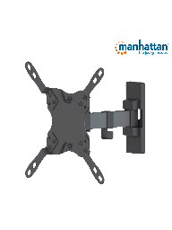 [MAN0530009] MANHATTAN 461399 - Soporte para Pantalla de 13 a 42 Pulgadas/ 20 Kg de Carga/ Brazo Articulado/ Distancia a la Pared de Hasta 19 cm/ Acero/ VESA/ 75/ 100/ 200x100/ 200/