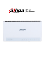 [DHT1860003] DAHUA DH-PFS3008-8ET-L - Switch para Escritorio de 8 Puertos Fast Ethernet/ 10/100/ Diseño Compacto/ Capa 2/ switching 1.6 Gbps/ Velocidad de Reenvio de Paqutes 1.19 Mbps/