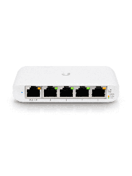 [UBI1860003] UBIQUITI USW-FLEX-MINI Switch UniFi Administrable Compacto de 5 Puertos 10/100/1000 Mbps, entrada de PoE 802.3af/at #LONUEVO