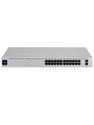 [UBI1850002] UBIQUITI USW-PRO-24-POE - UniFi Switch Gigabit PoE PRO / 24 Puertos PoE Gigabit Ethernet / 2 Puertos SFP+ / PoE 400 Watts / Administrable Capa 3 / Pantalla Informativa / PoE at / PoE bt #LONUEVO