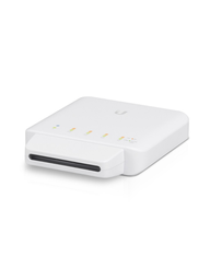 [UBI1850005] UBIQUITI USW-FLEX Switch UniFi para exterior IP55 de 5 puertos 10/100/1000 (1 Puerto PoE de entrada 802.3af/at/bt y 4 puertos PoE salida 802.3af / No incluye Inyector PoE/ Compatible con Inyector PoE-50-60W & UTP7201GE-PSE60 #LONUEVO