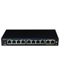 [UGC182008] UTEPO UTP3SW08TP120A1 - Switch PoE / No administrable / 8 Puertos PoE fast ethernet / 2 Puertos Gigabit RJ45 / 802.3af&AT / Modo CCTV / PoE 120 Watts