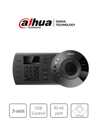 [DAH051002] DAHUA NKB1000 - Teclado Controlador IP con Joystick para PTZs Analogicas e IP/ Control de DVRs y NVRs/ Pantalla LCD/ RJ-45/ RS232/ Pelco D & P/