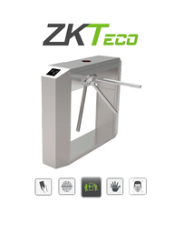 [ZKT0930011] ZKTECO TS200 - Torniquete Bidireccional / Acero SUS304 / Desbloqueo de Seguridad sin Energía / No cuenta con Lectores y Panel / 110V / Exterior Protegido / Tráfico de 25 a 30 x Min / Ancho de Carril 50.5 cm / 1 millón de Ciclos / Apertura con Pulso Seco