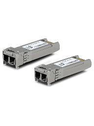 [UBI1880001] Ubiquiti Networks UF-MM-10G UFiber Módulo SFP+ 10G, transceptor MiniGibic MultiModo 10 Gbps, distancia 300m, conectores LC, paquete de 2 piezas