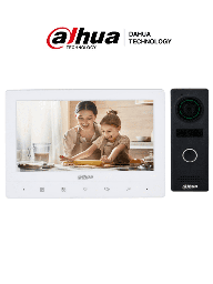 [DHT2390001] DAHUA DHI-KTA02M - Kit de Videoportero Analogico con Frente de Calle Metalico/ Monitor de 7 Pulgadas TFT/ 1024x600/ Frente de Calle con Camara de 1.3 MP/ DWDR/ IR Automatico/ 1 Entrada y Salida de Audio/ Soporta Boton de Salida/