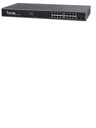 [VIV097004] VIVOTEK AWGEV184B250 - Switch Gigabit PoE 16 puertos GE / 2 Puertos GE SFP / 250W Totales / WEB Smart / 30W Por puerto / VIVOCAM