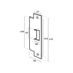 [ABL-4610] Contra para Cerradura Abloy (ABLEL410)