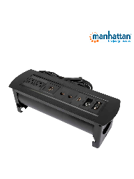 [MAN0560012] MANHATTAN 164863 - Caja de Conexiones para Mesa/ Enchufe/ USB/ HDMI/ VGA/ Red/ Audio 3.5 mm/