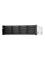 [QNP1500011] QNAP ES1686DC2142IT96G - SISTEMA DE ALMACENAMIENTO EN RED NAS/ 16 BAHIAS/ 3U/ INTEL XEON D-2142IT/ 1.9GHZ/ 8-CORE/ 48 GB RAM POR CONTROLADOR/ ZFS NAS ISCSI/ SAS 12G/ 3 x RJ45 GIGA/ 4 x 10GBE (SFP+)/ INCLUYE RAIL-E02