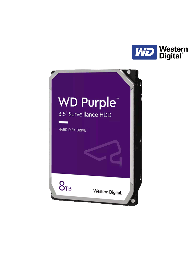 [WDC1490008] WESTERN WD84PURZ - Disco Duro de 8 TB Purple/ Especial para Videovigilancia/ Trabajo 24/7/ Interface: Sata 6 Gb/s/ Hasta 64 Cámaras/ Hasta 16 Bahías de Discos Duros/