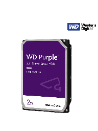 [WDC1490013] WESTERN WD22PURZ - Disco Duro de 2TB Purple/ Especial Para Videovigilancia/ Trabajo 24/7/ Interface: Sata 6 Gb/s/ Hasta 64 Cámaras/ Hasta 8 Bahías de Discos Duros/ 3 Años de Garantía/