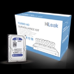 [HL24LQKITS-M/1TB] KIT TurboHD 1080p / DVR 4 canales / 4 Cámaras Bala de Metal / Fuente de Poder / 1 Disco Duro 1TB / Accesorios de Instalación