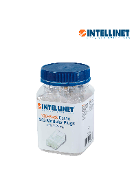 [ITL1610009] INTELLINET 502399 - PLUG RJ45 CAT 5e / UTP SOLIDO / 100 Pzas