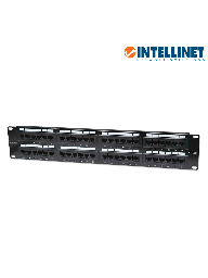 [ITL1620002] INTELLINET 513579 - PANEL PARCHEO / CAT 5E / 48 PTOS / 2 NIV. RACK