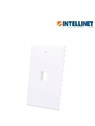 [ITL1630001] INTELLINET 163286 - TAPA (FACEPLATE) / 1 PERFORACION / BLANCO